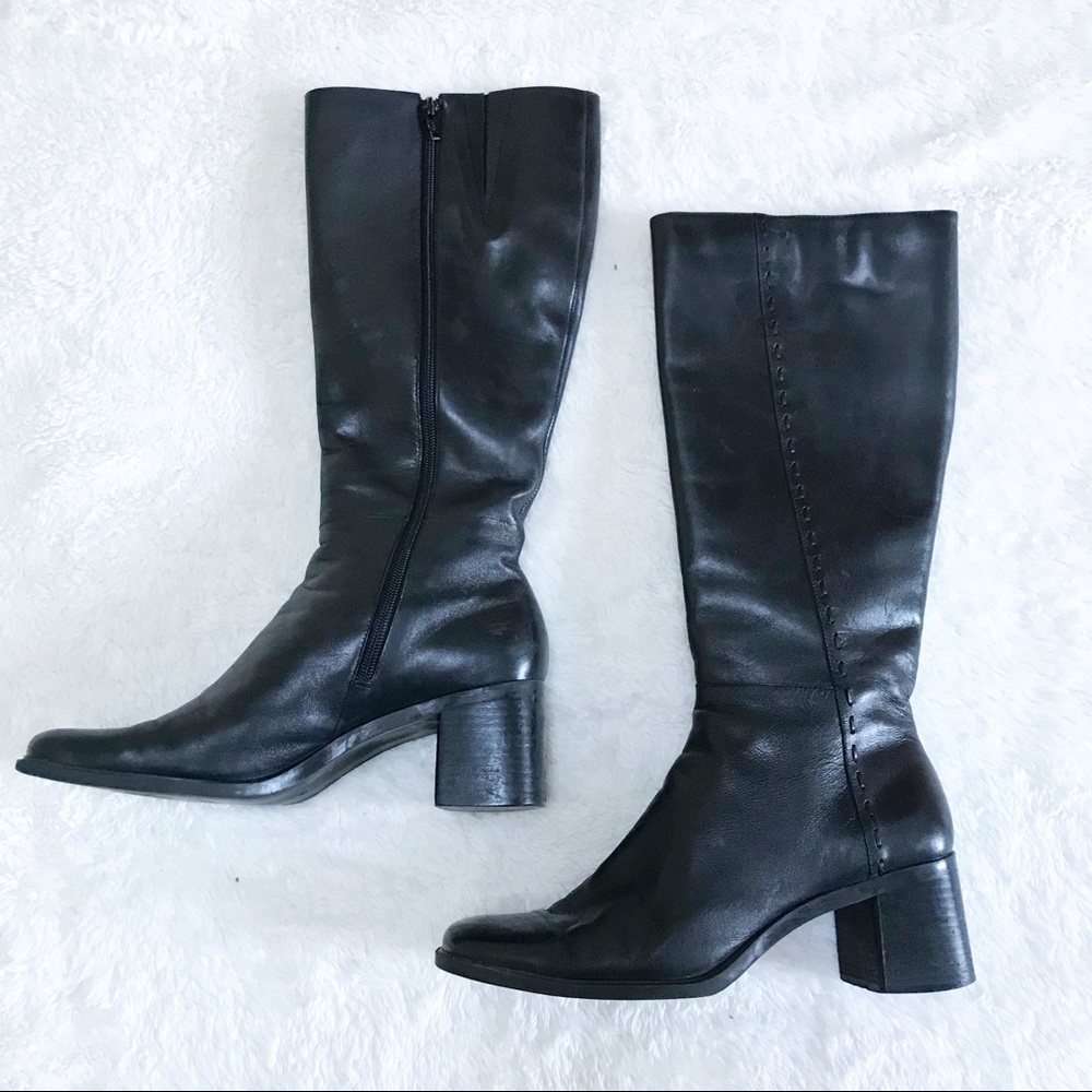 🌹Bandolino Black Leather Boots